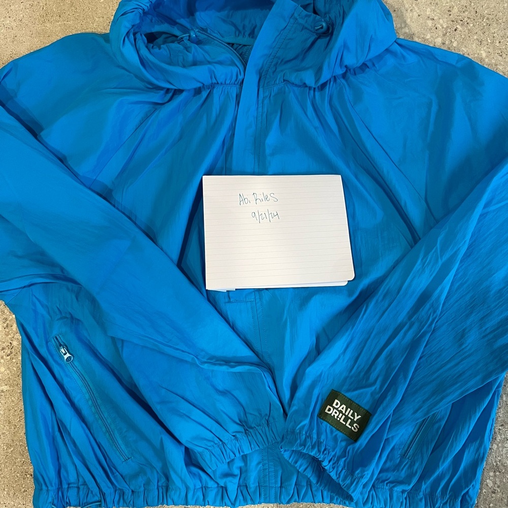 Daily Drills - Tide Nylon Zip Jacket- XS/S
